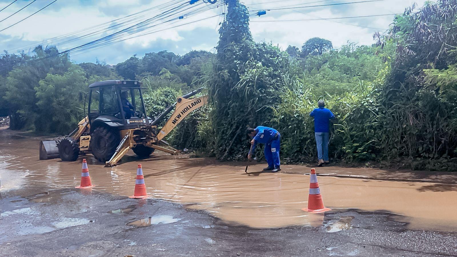 Prefeitura de Lauro intensifica ações de manutenção para conter impactos das chuvas