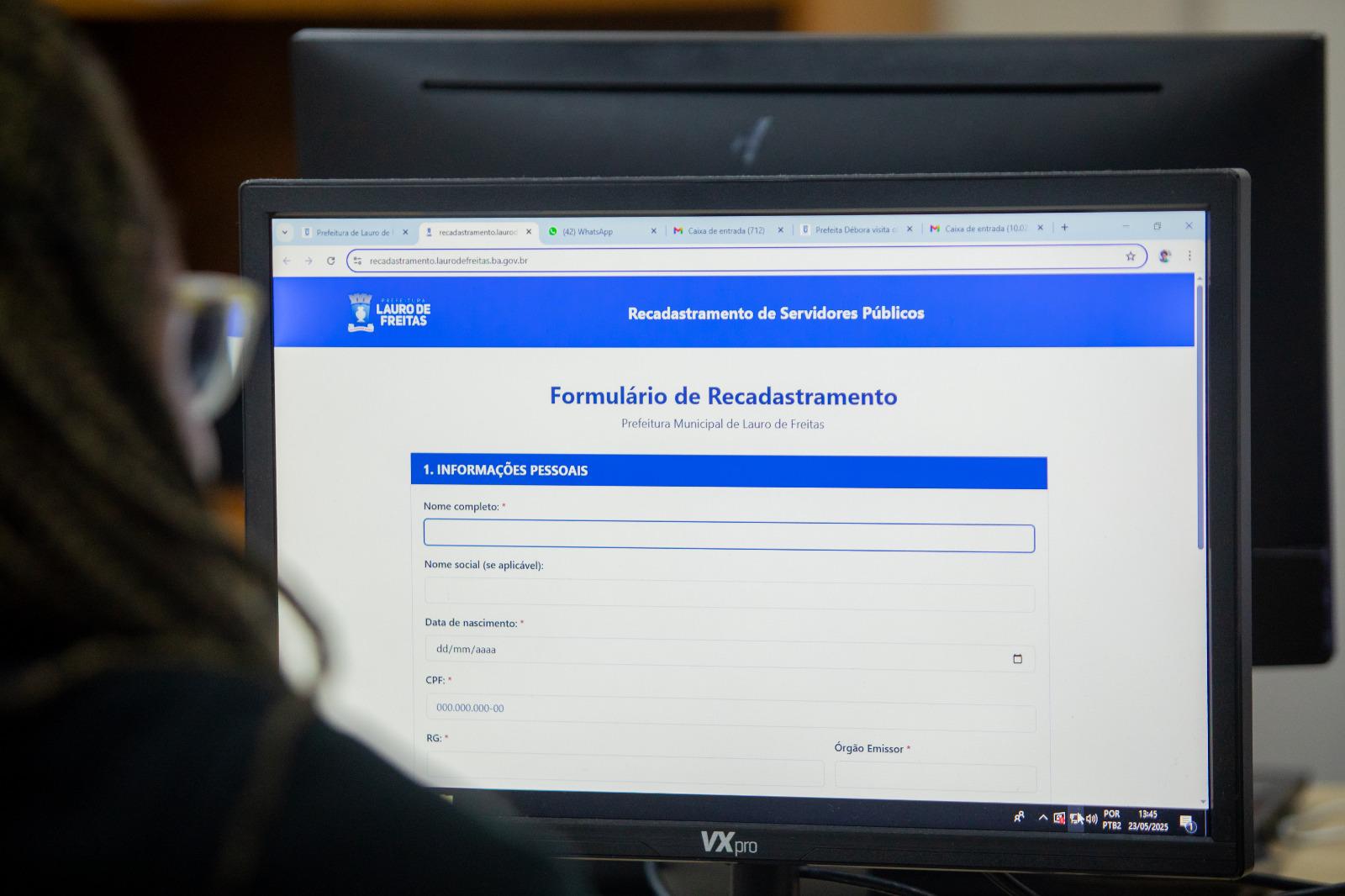 Prazo para recadastramento de servidores de Lauro de Freitas encerra 30 de maio