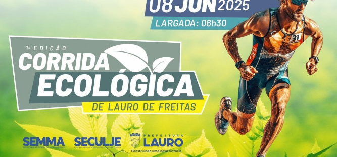 Primeira Corrida Ecológica de Lauro de Freitas está com inscrições abertas