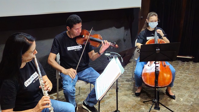 Museu Geológico da Bahia recebe Camerata Quadro Solar na Terça Musical de Julho