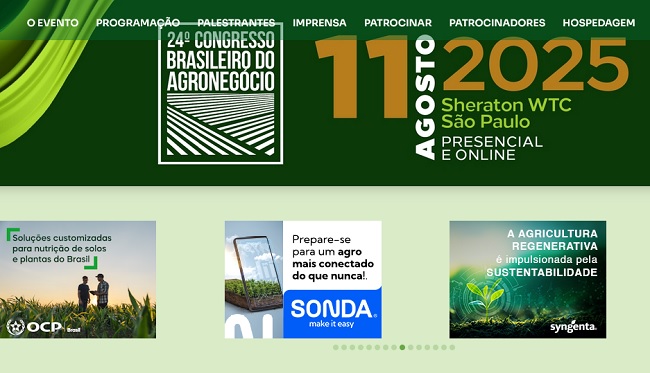 CBA 2025: Especialistas avaliarão mercado de capitais e financiamentos para o agro