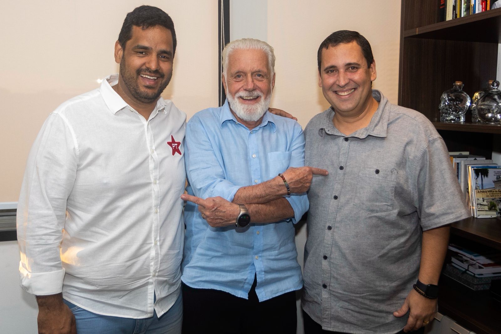 Wagner agradece a Éden e deseja sorte à nova direção do PT Bahia