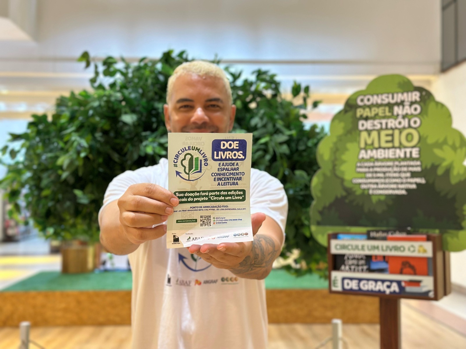 FLIPELÔ realizará troca gratuita de livros em parceira com a ABAF e Ibá