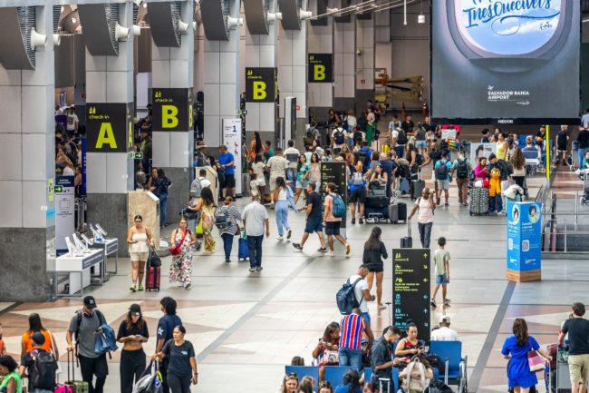 Aeroporto de Salvador ultrapassa 1,8 milhão de passageiros no 2º trimestre