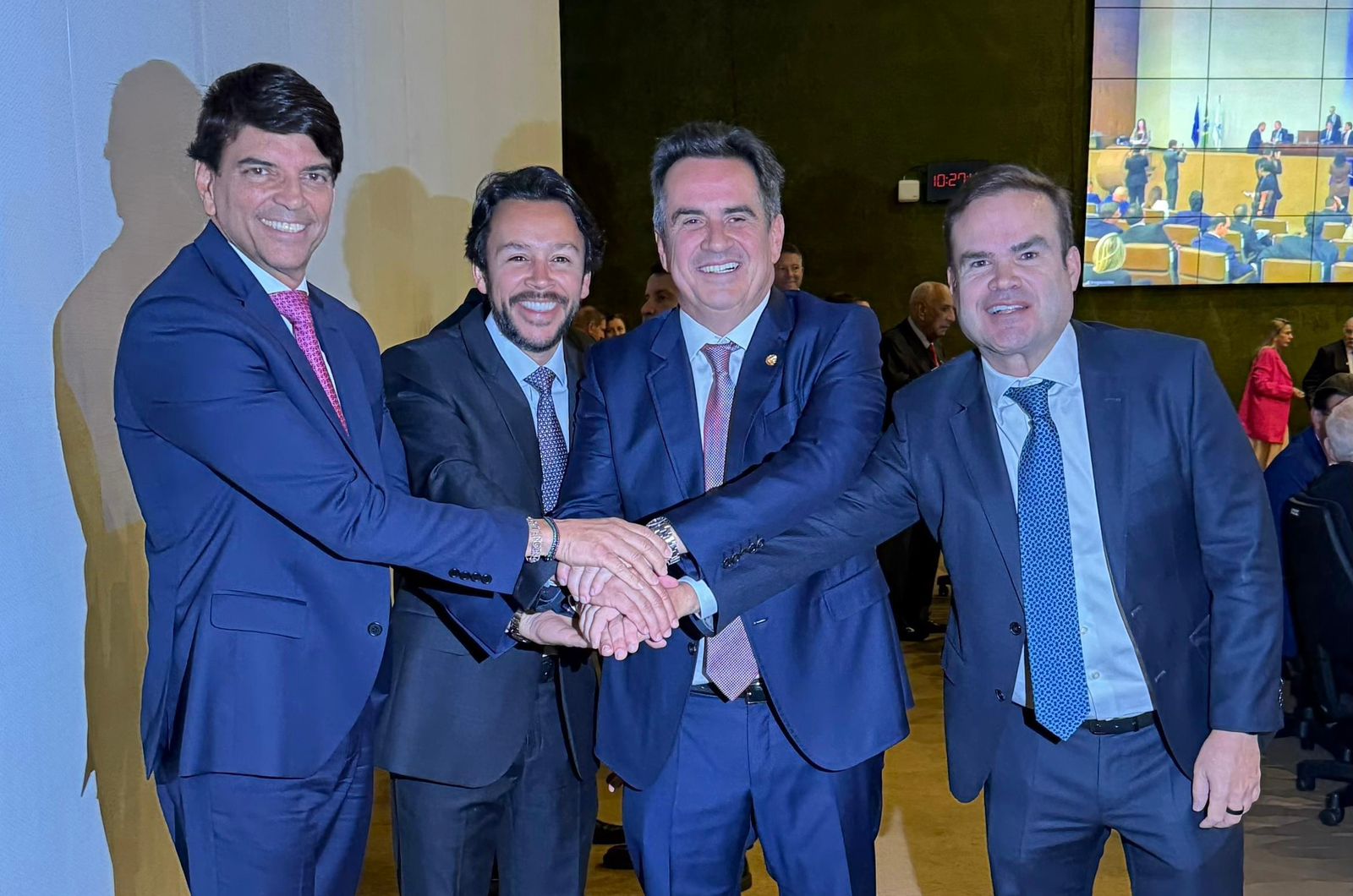 Cacá Leão comemora recondução de Ciro Nogueira à presidência do PP