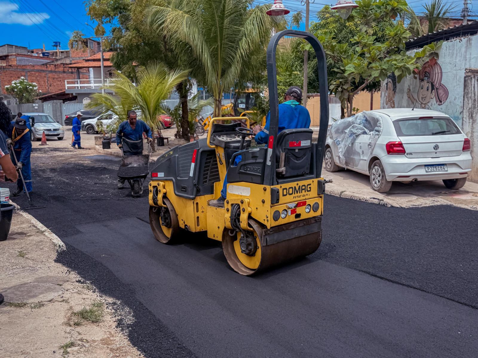 Prefeitura intensifica Operação Buraco Zero em vias de Lauro de Freitas