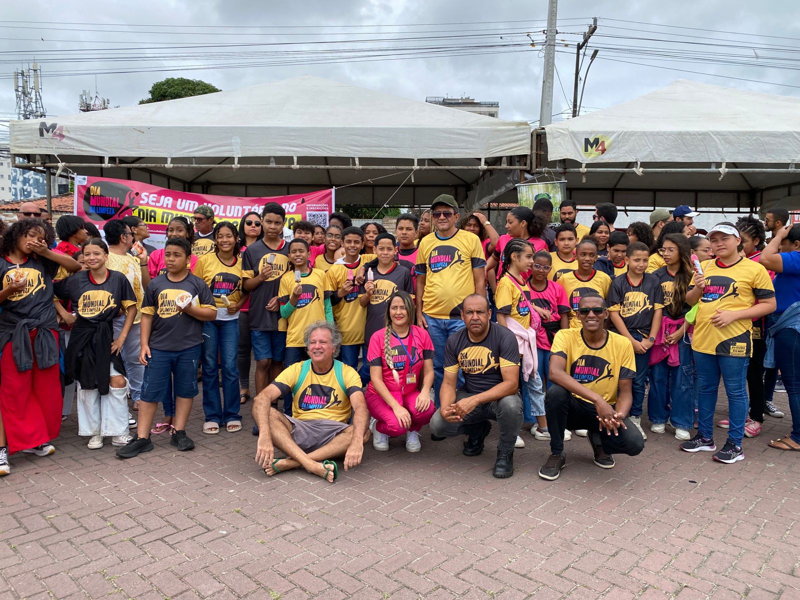 Estudantes de Lauro participam de ação de educação ambiental no Parque Rosa dos Ventos