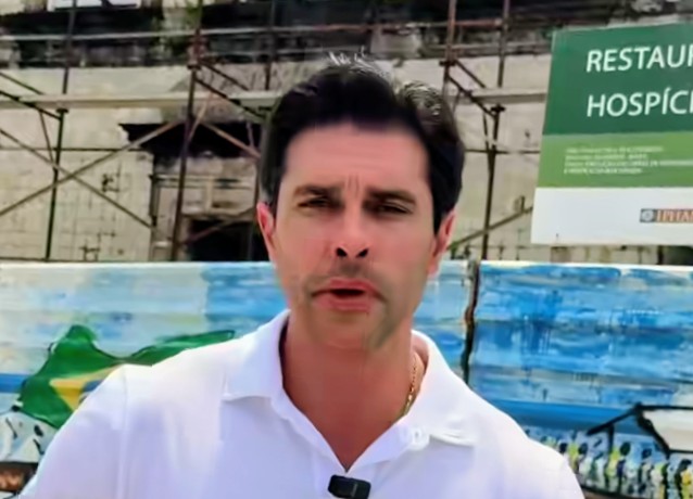 Alexandre Aleluia comemora início da reforma da Igreja da Boa Viagem em Salvador