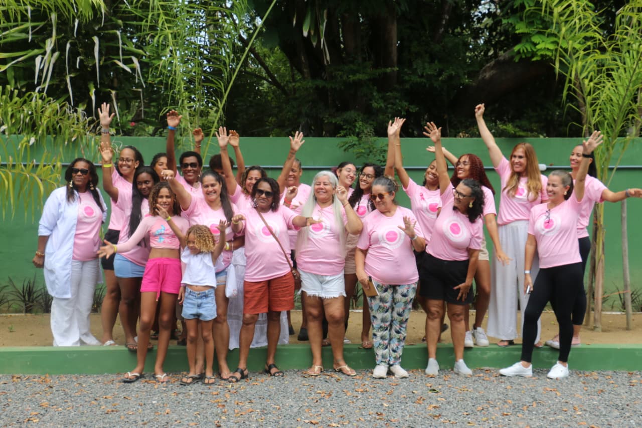 Ação reúne mulheres da Ilha de Itaparica em cuidados com saúde e natureza
