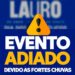 Chuvas fortes adiam evento Celebra Lauro em Lauro de Freitas