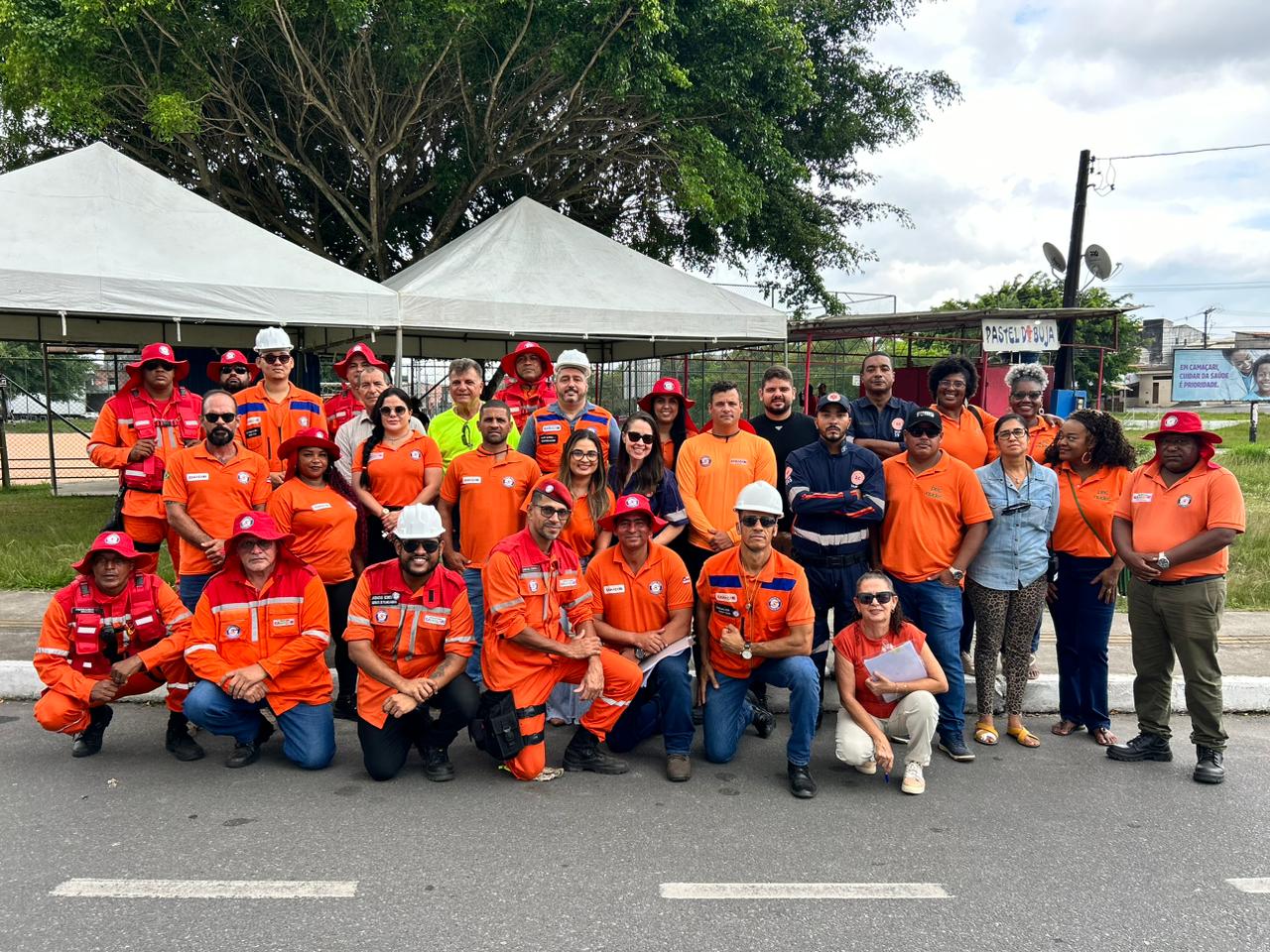 Defesa Civil de Camaçari coordena Simulado de Emergência no bairro do Mangueiral