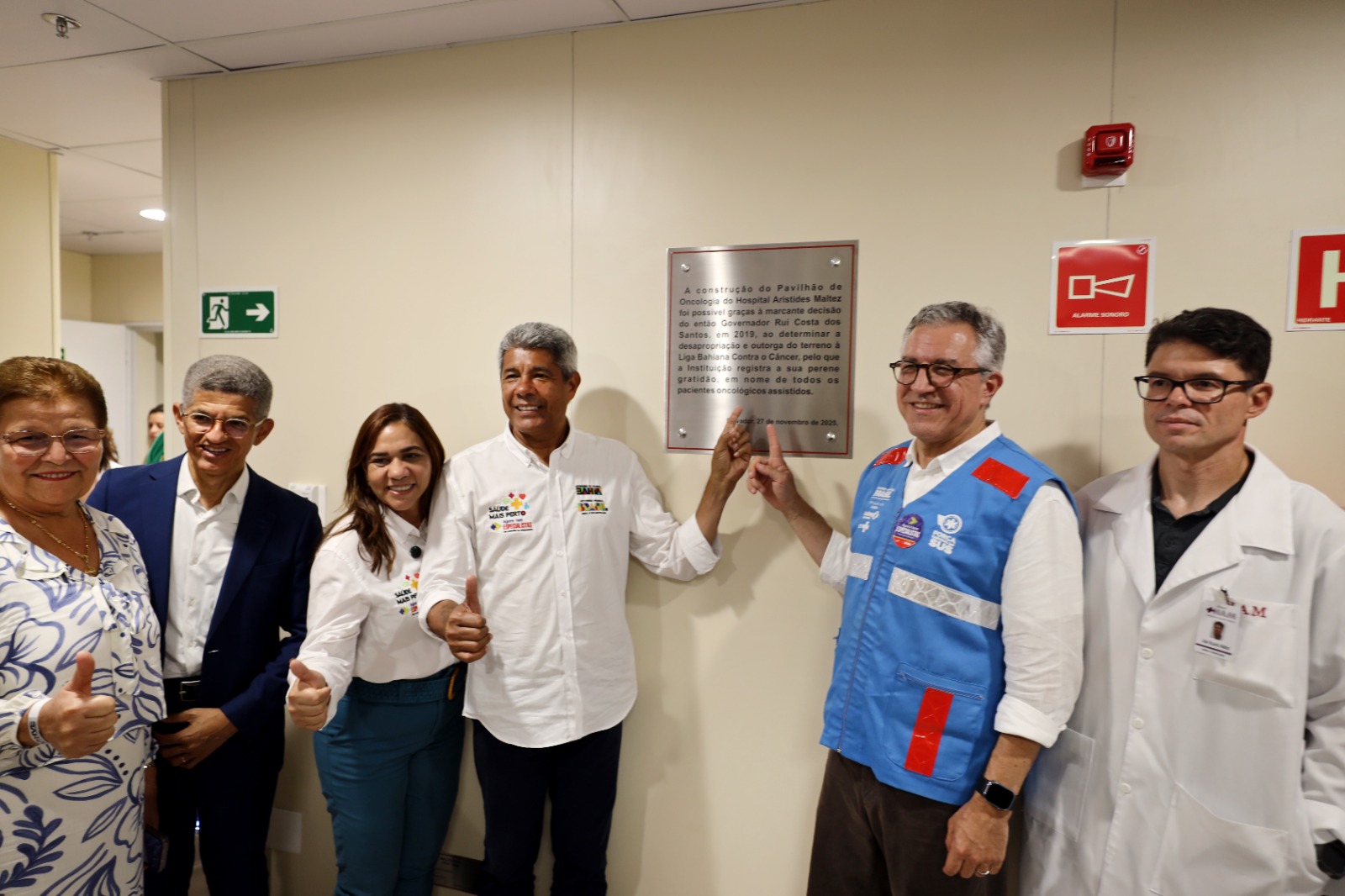 Jerônimo Rodrigues e Alexandre Padilha entregam novo ambulatório oncológico do Aristides Maltez