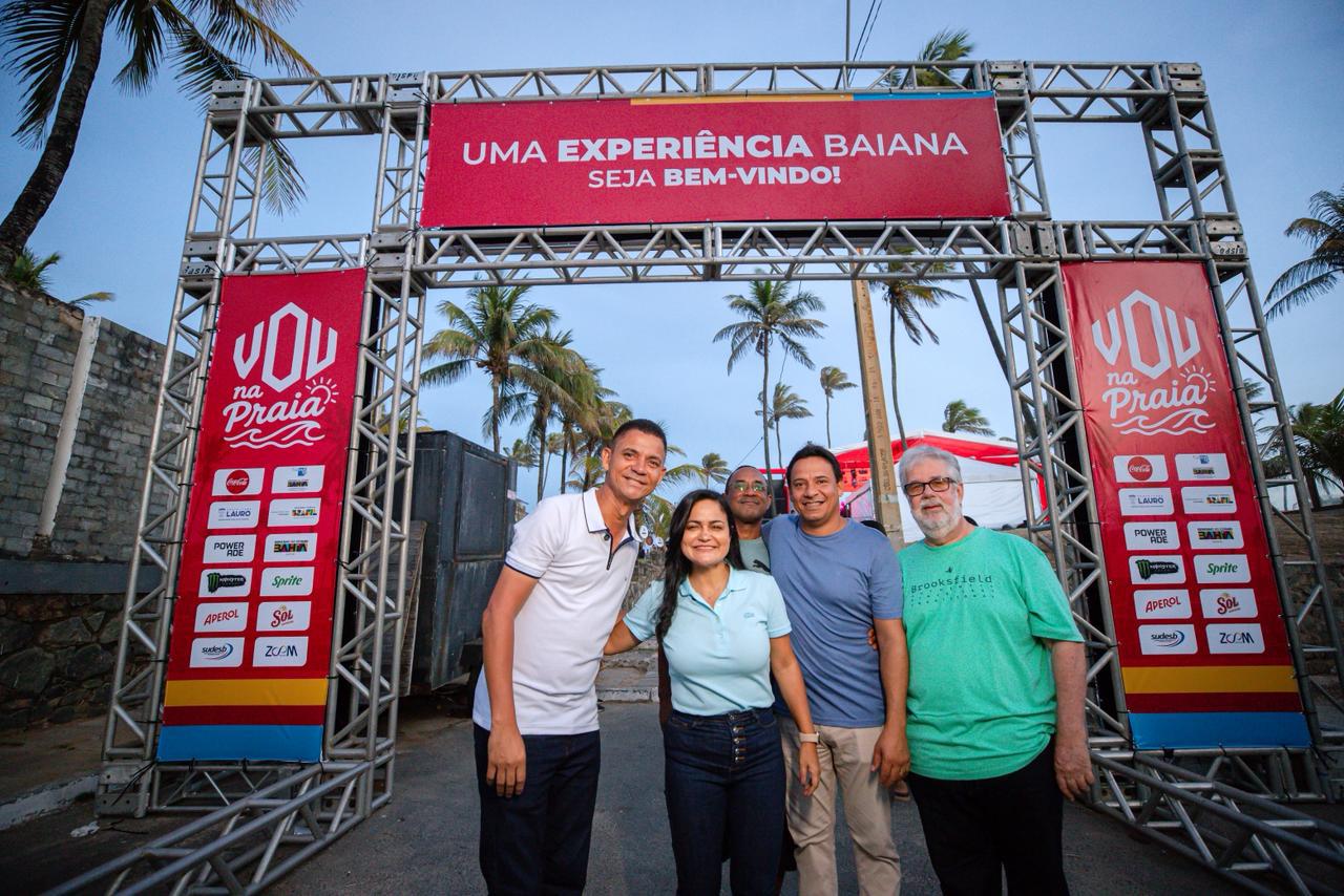 Débora participa do Projeto “Vou na Praia” em Vilas do Atlântico