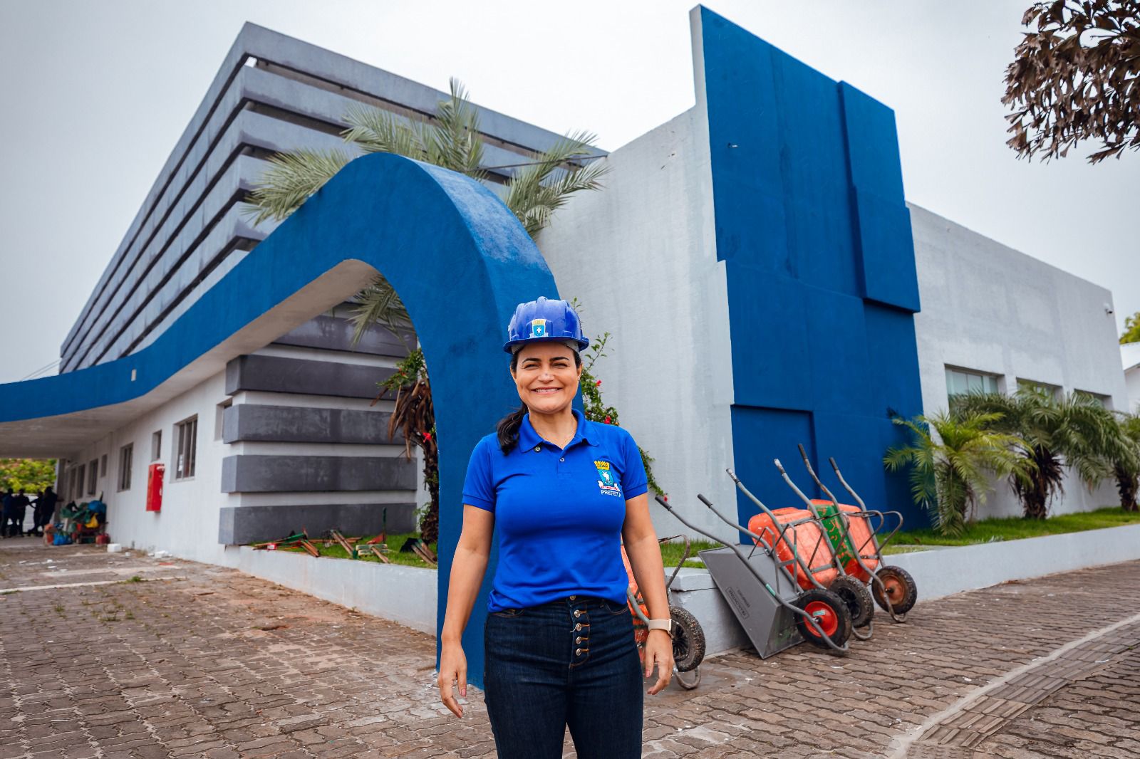 Débora destaca conclusão de 90% das obras do novo Nelson Barros