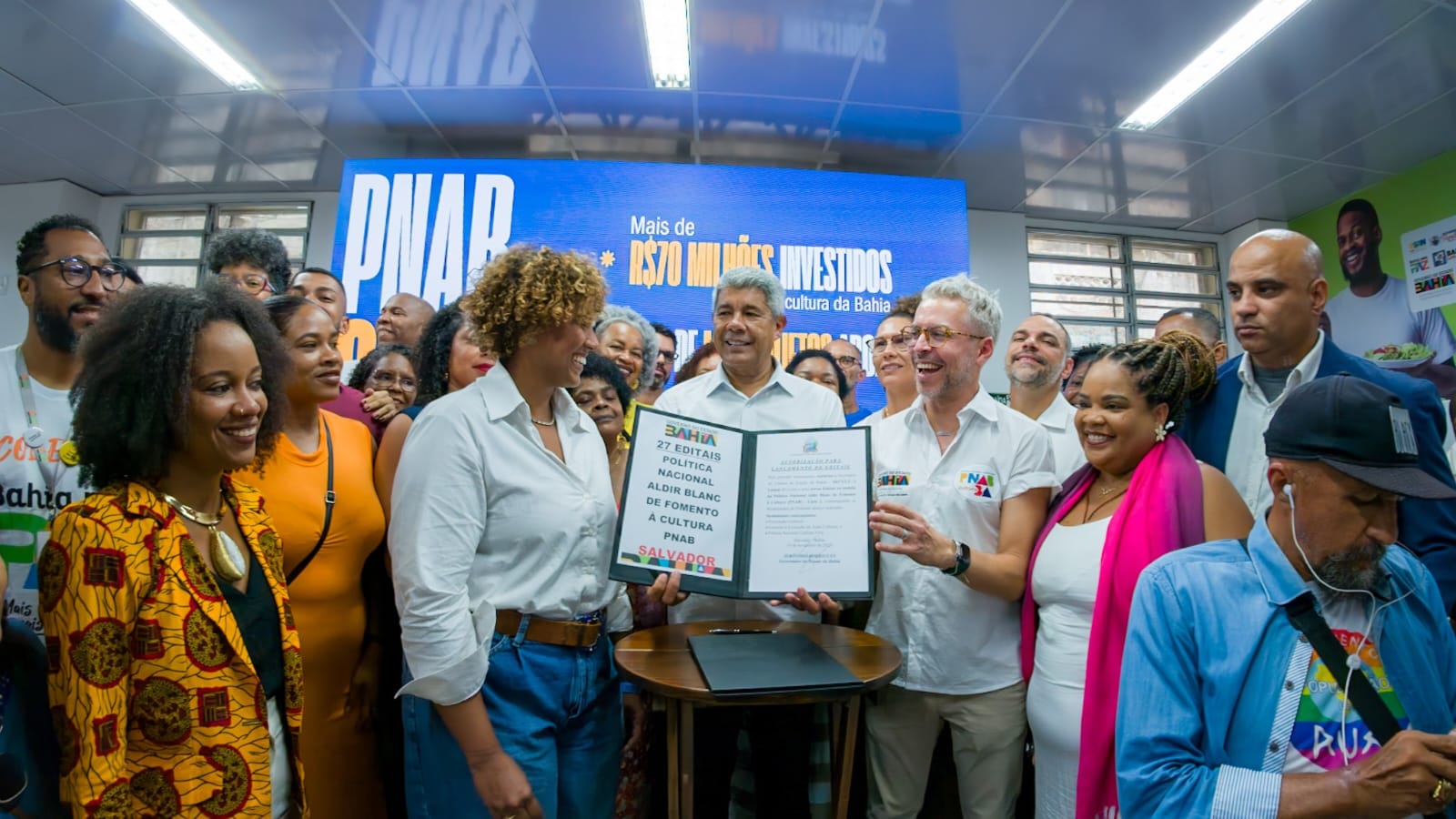 Jerônimo anuncia investimento de mais de R$ 70 milhões na cultura com ciclo 2 da PNAB