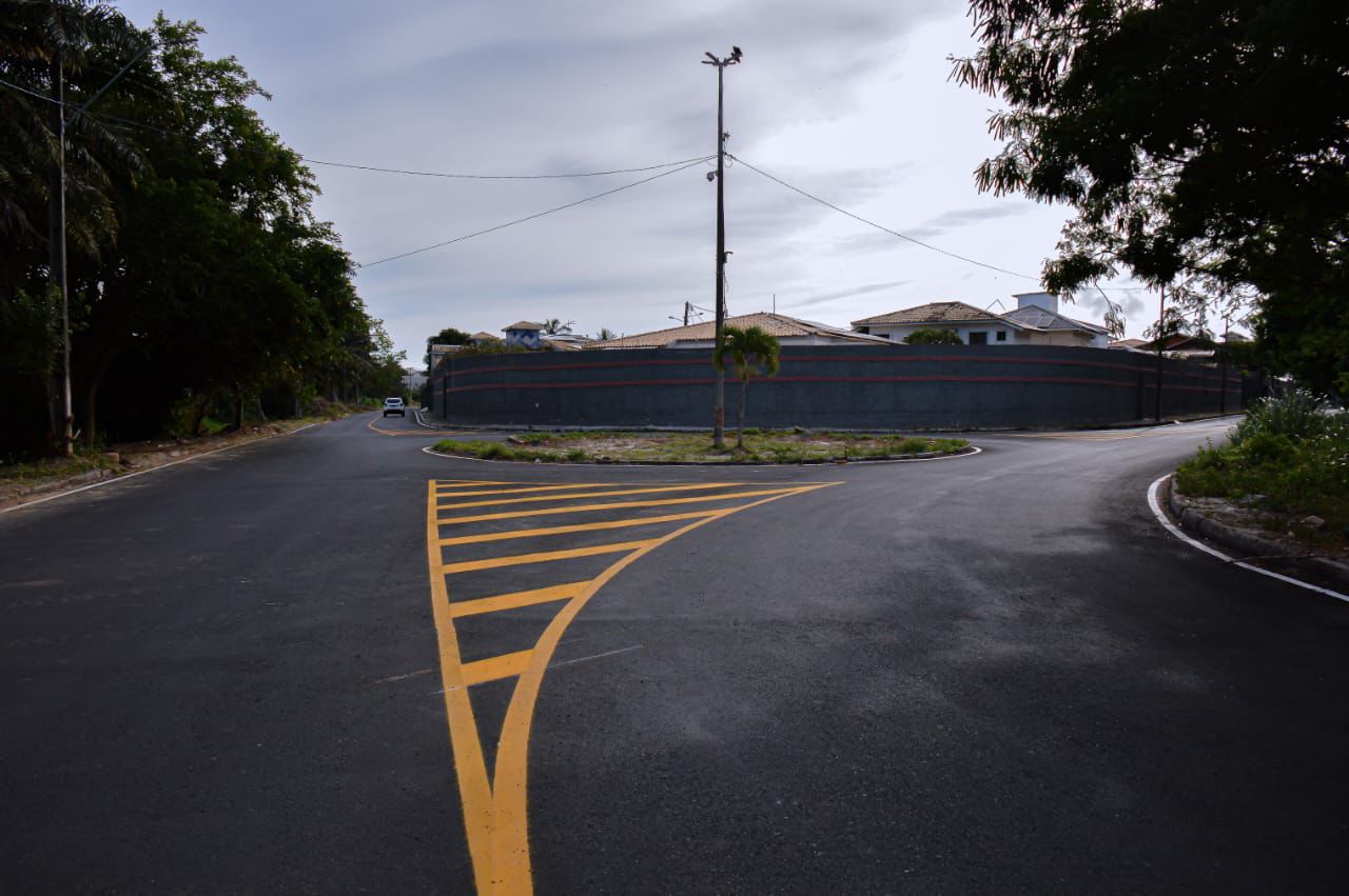 Pavimenta Lauro reforça segurança viária em Buraquinho