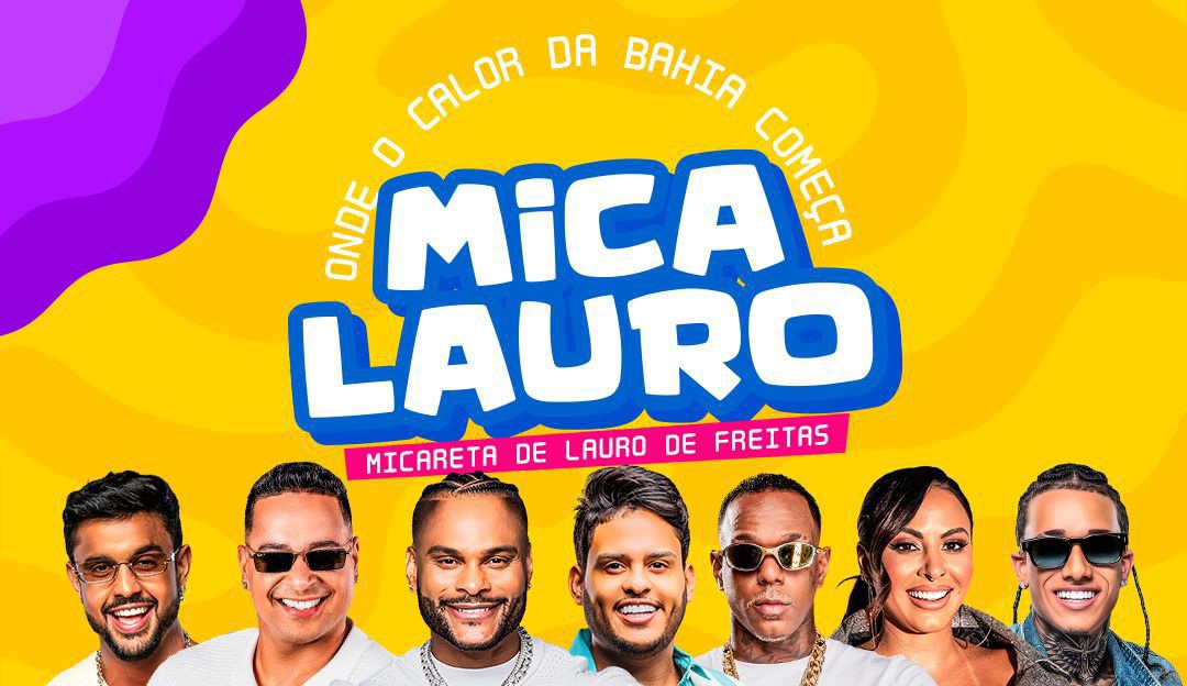Xanddy Harmonia e Timbalada estão entre as atrações da Mica Lauro