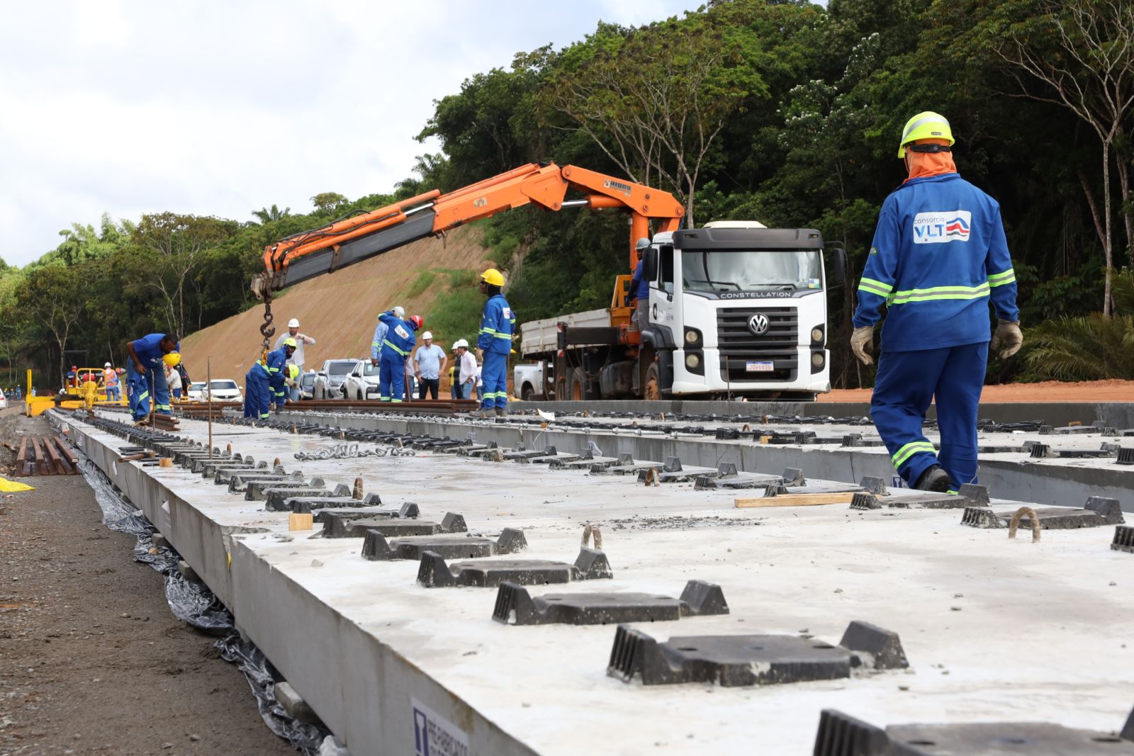Obras do VLT de Salvador avançam e entram em nova fase