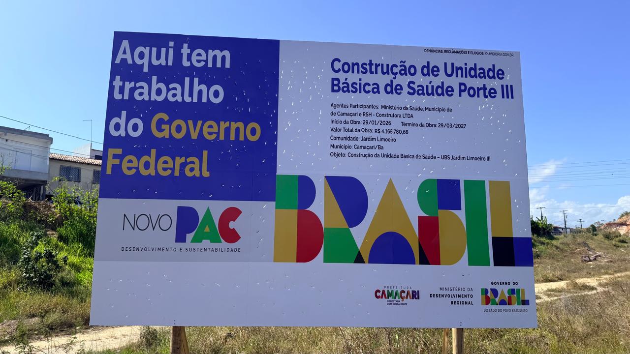 Camaçari: UBS Porte III será construída no Jardim Limoeiro
