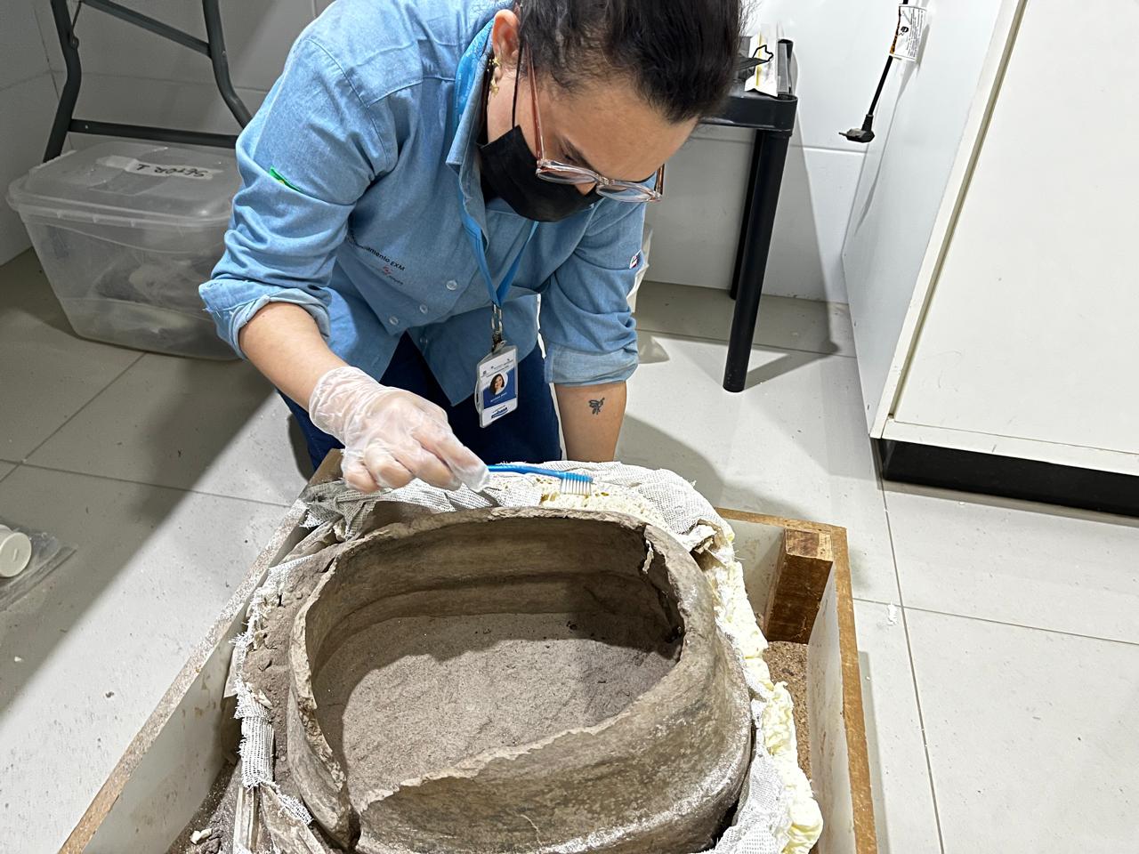 Artefatos Tupiguarani são encontrados em escavações em Senhor do Bonfim