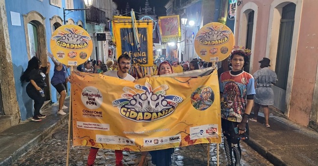 Bloco da Cidadania desfila neste sábado pelo Circuito Batatinha no Pelourinho