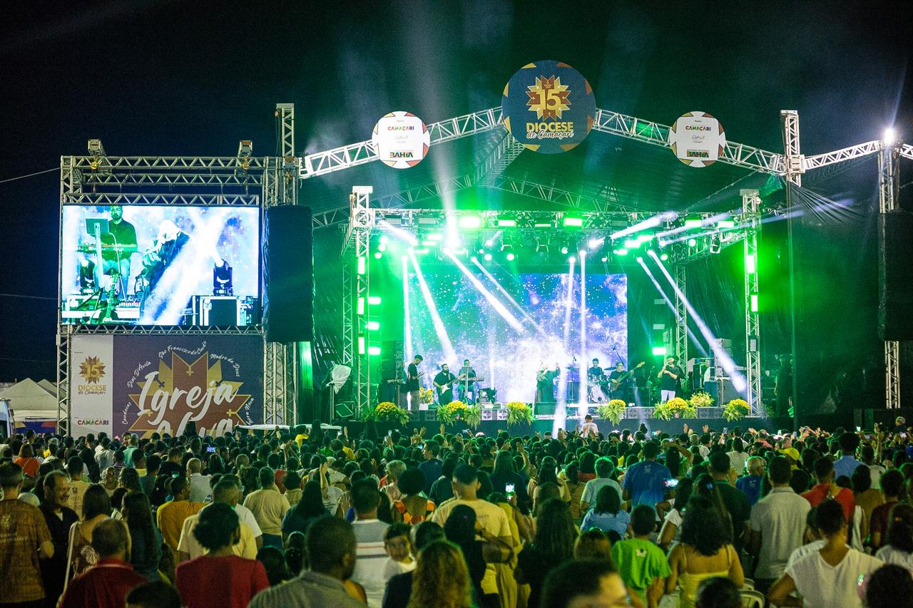 Camaçari celebra 15 anos da Diocese com grande evento de fé, cultura e solidariedade