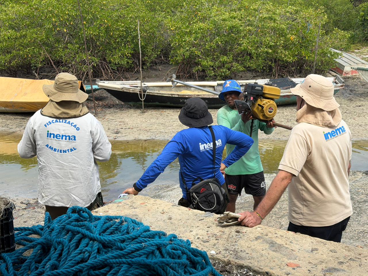 Inema intensifica ações no defeso do caranguejo-uçá