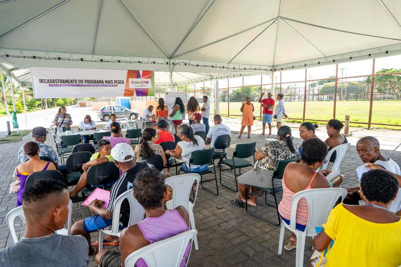 Sedap inicia recadastramento do Mais Pesca com atendimento em Arembepe