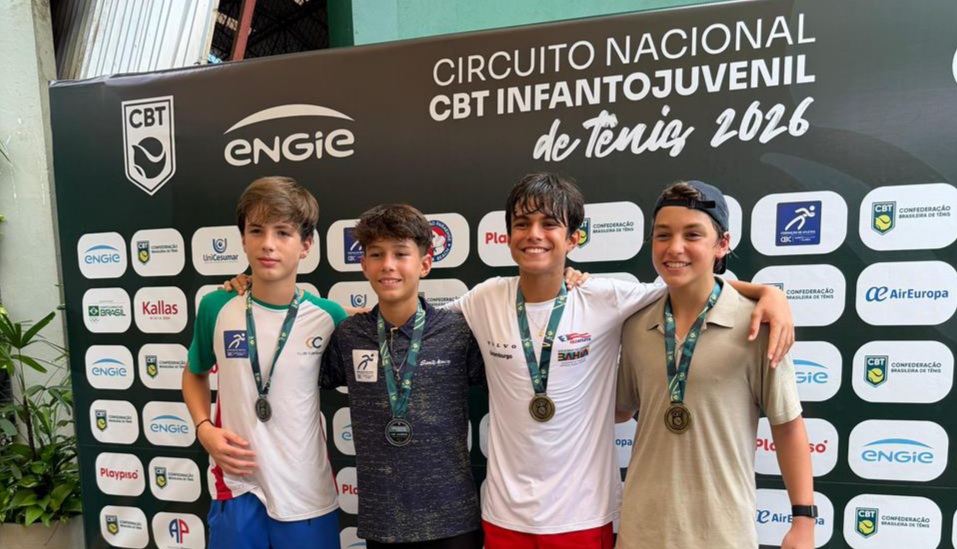FazAtleta: Tenistas baianos conquistam títulos na primeira etapa do circuito nacional de tênis