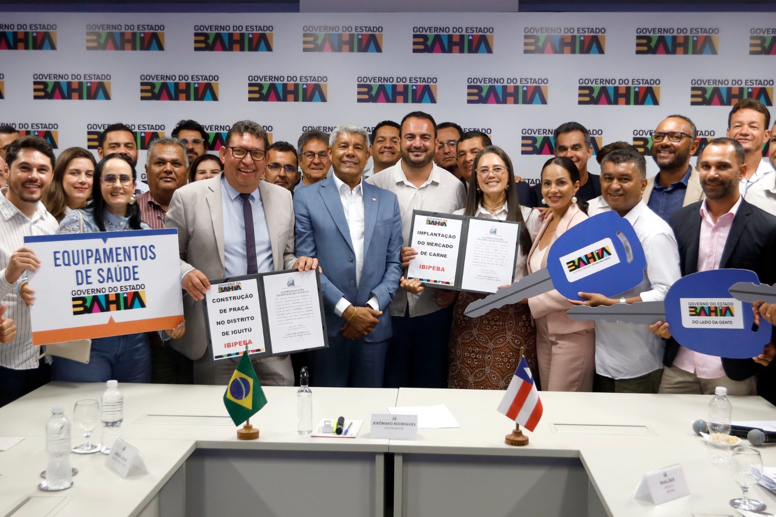 Reunião entre Jerônimo e Rhallber define investimentos para Ibipeba