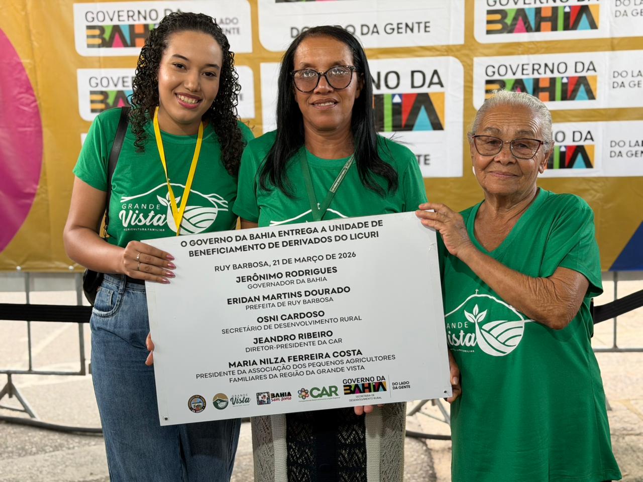 Agricultura familiar ganha reforço com investimentos em Capela do Alto Alegre, Serra Preta e Rui Barbosa