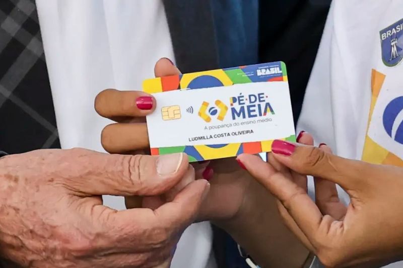 Pagamento da 1ª parcela do programa Pé-de-Meia começa nesta segunda