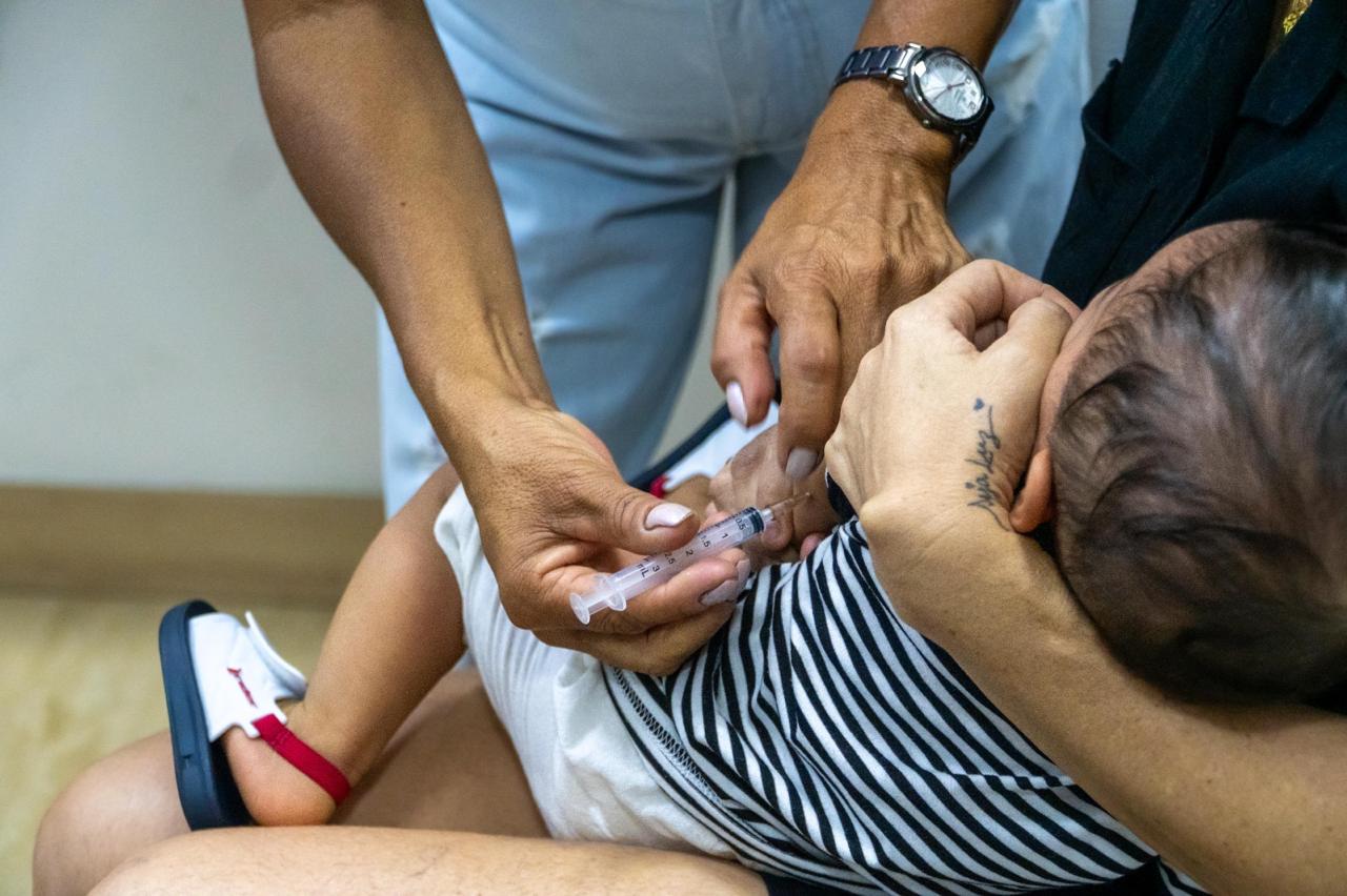 População comparece as USFs no Dia D de vacinação contra a influenza em Lauro