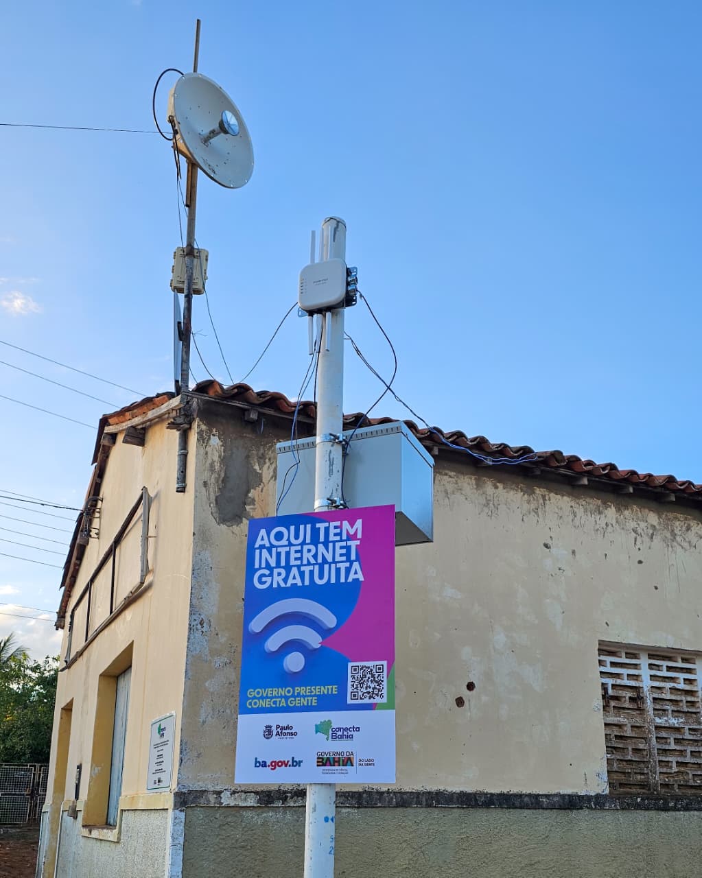 Conecta Bahia amplia acesso à internet gratuita em Paulo Afonso