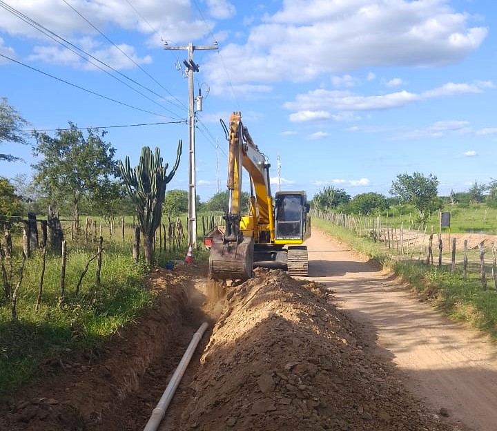 Nova adutora proporcionará segurança hídrica para Nova Fátima e Pé de Serra