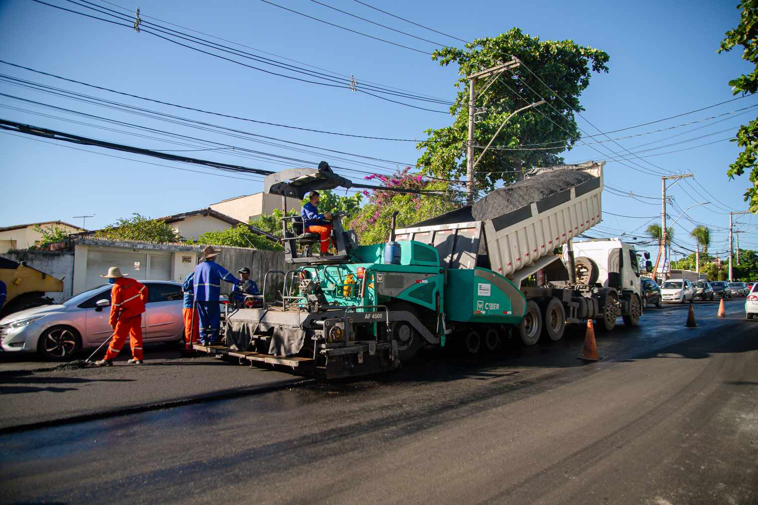 Pavimenta Lauro avança com obras na Rua Tramandaí em Vilas