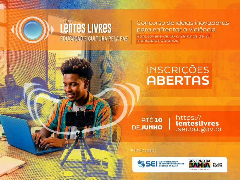 Concurso Lentes Livres premia ideias da juventude para a cultura de paz na Bahia