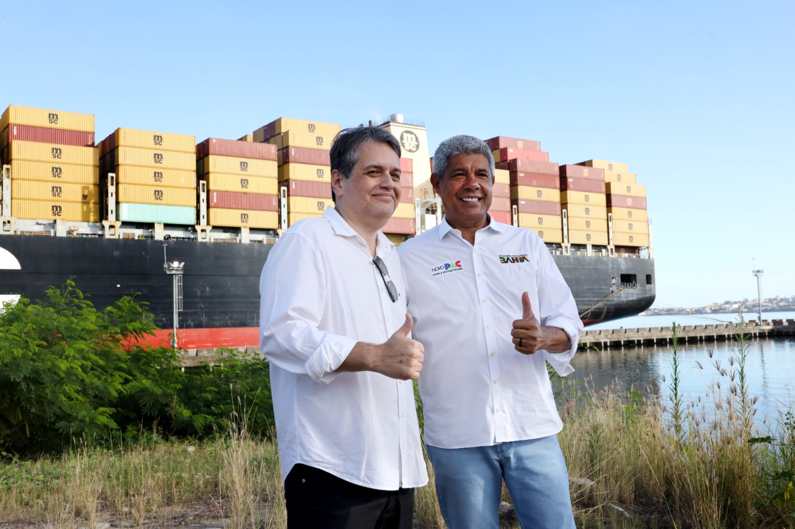 Bahia recebe navio com mais de 800 toneladas de materiais para início das obras da Ponte Salvador–Itaparica