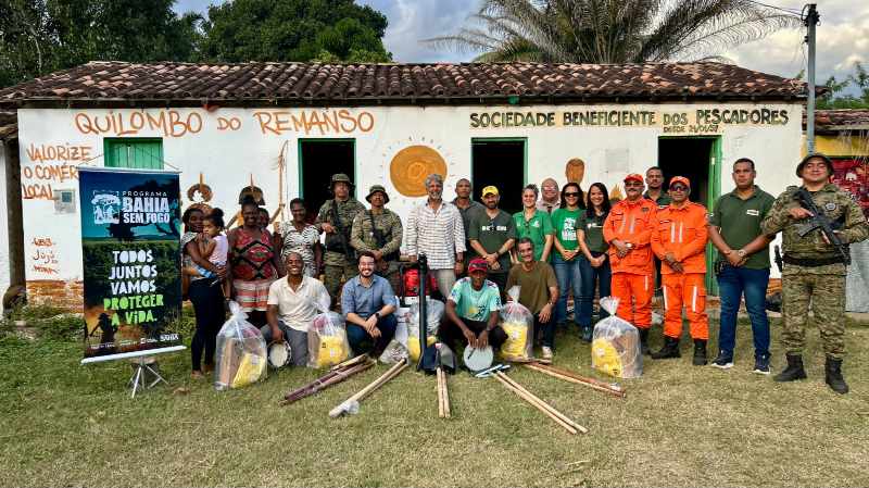 Caravana Bahia Sem Fogo inicia etapa da Chapada Diamantina com ações preventivas e entrega de equipamentos