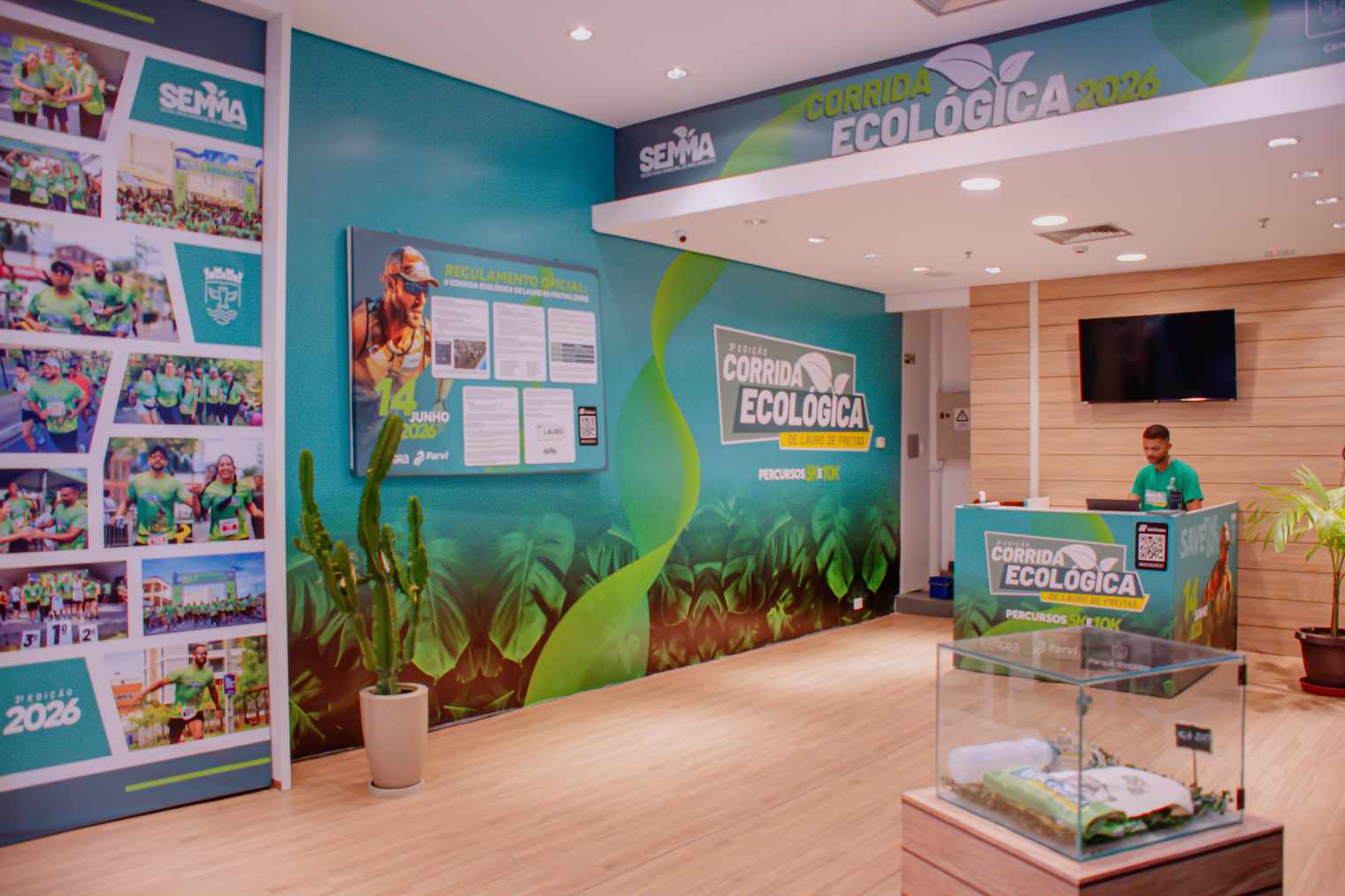 Loja oficial da Corrida Ecológica de Lauro já está em funcionamento no Parque Shopping Bahia