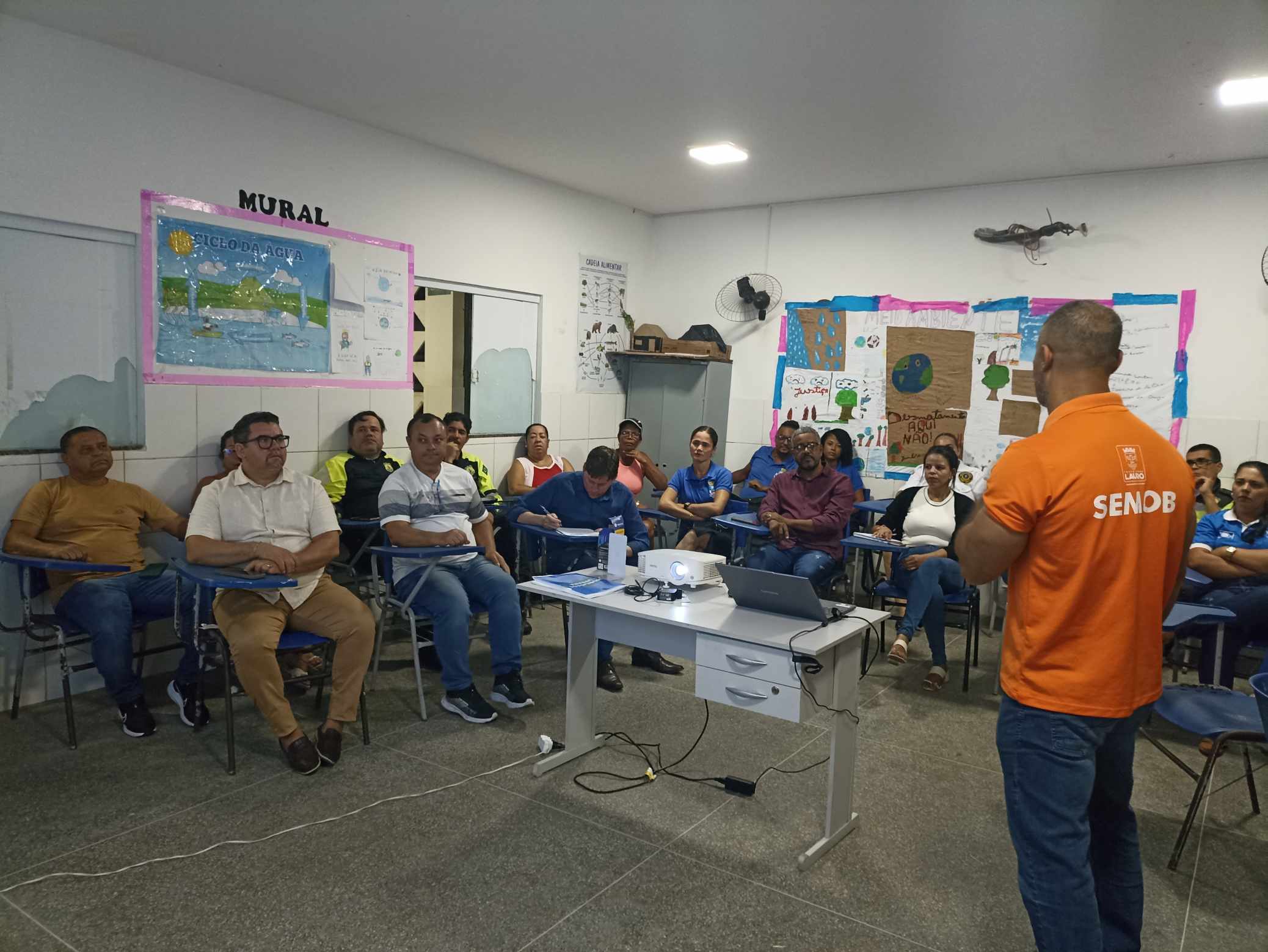 Prefeitura de Lauro inicia escutas sociais do PlanMob na comunidade de Quingoma