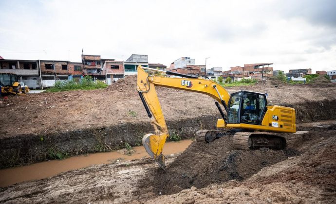 Bacia do Rio Camaçari: obras começam em trecho do bairro Nova Vitória